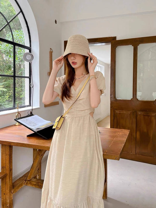 Elodie Linen Maxi Dress