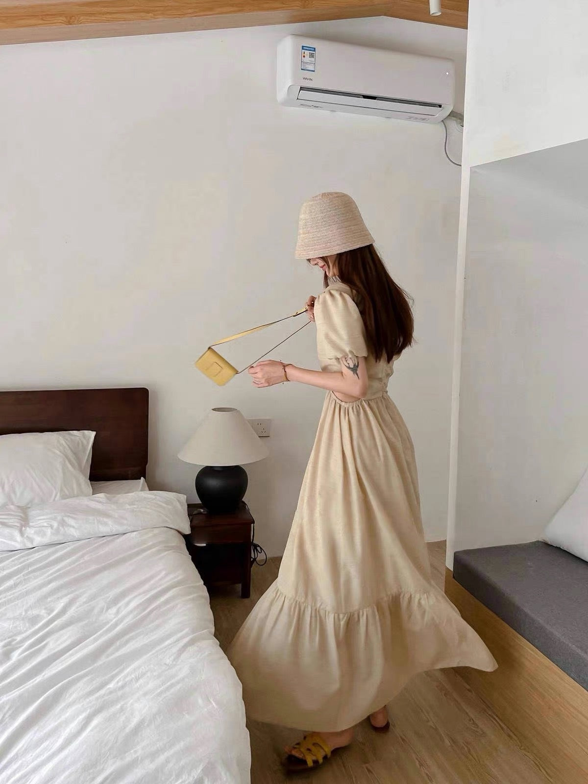 Elodie Linen Maxi Dress