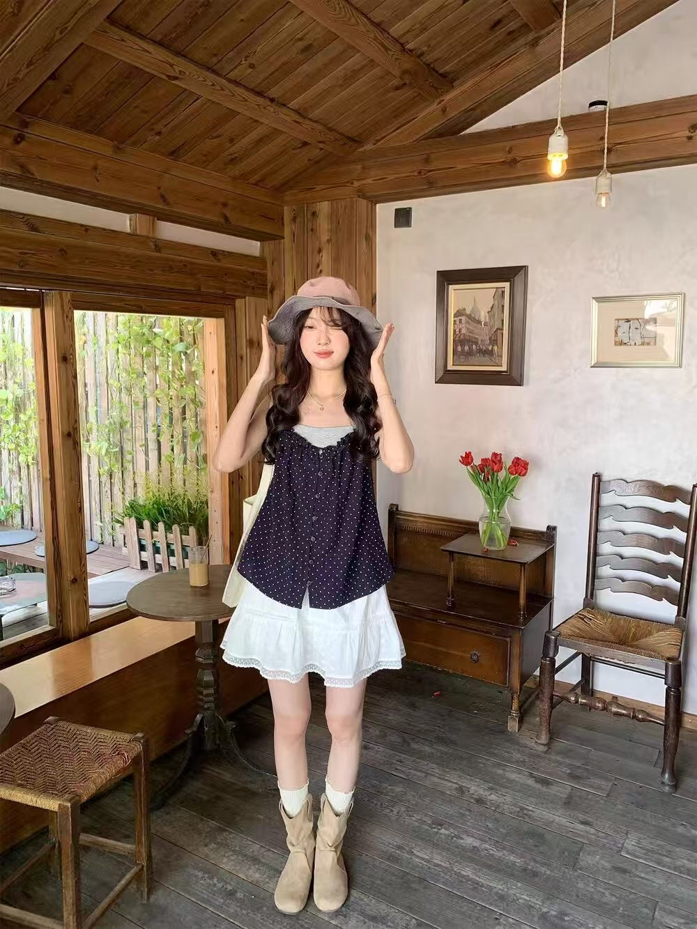 Maisie Polka Cami Top
