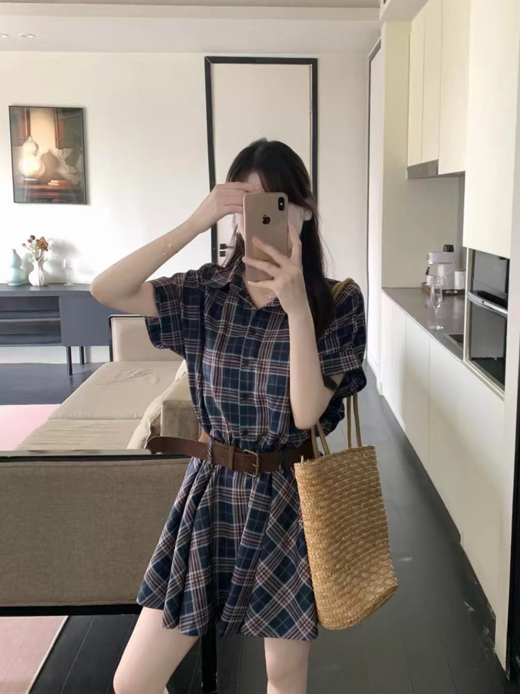 Blair Plaid Skort Set