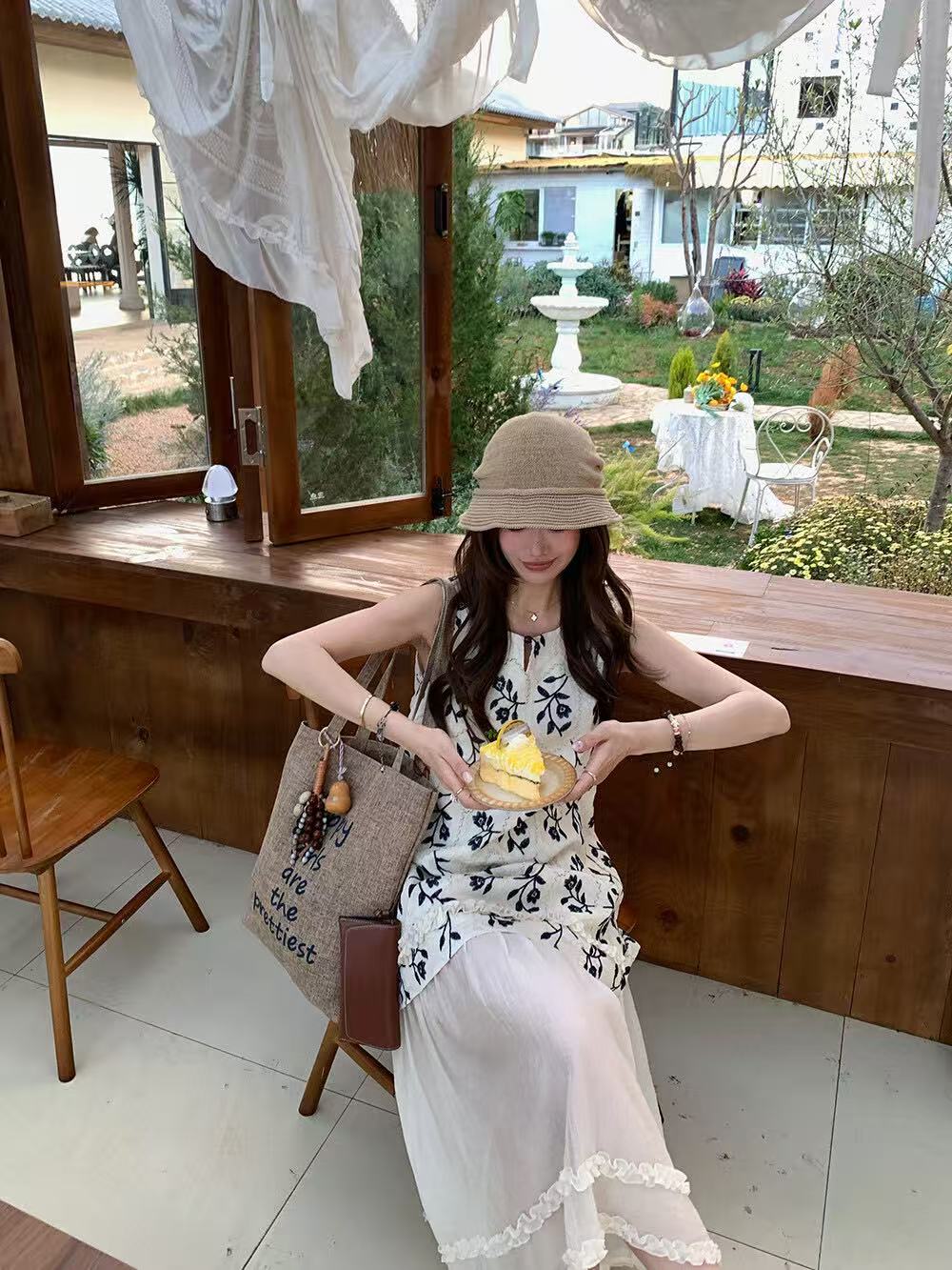 Flora Embroidered Dress