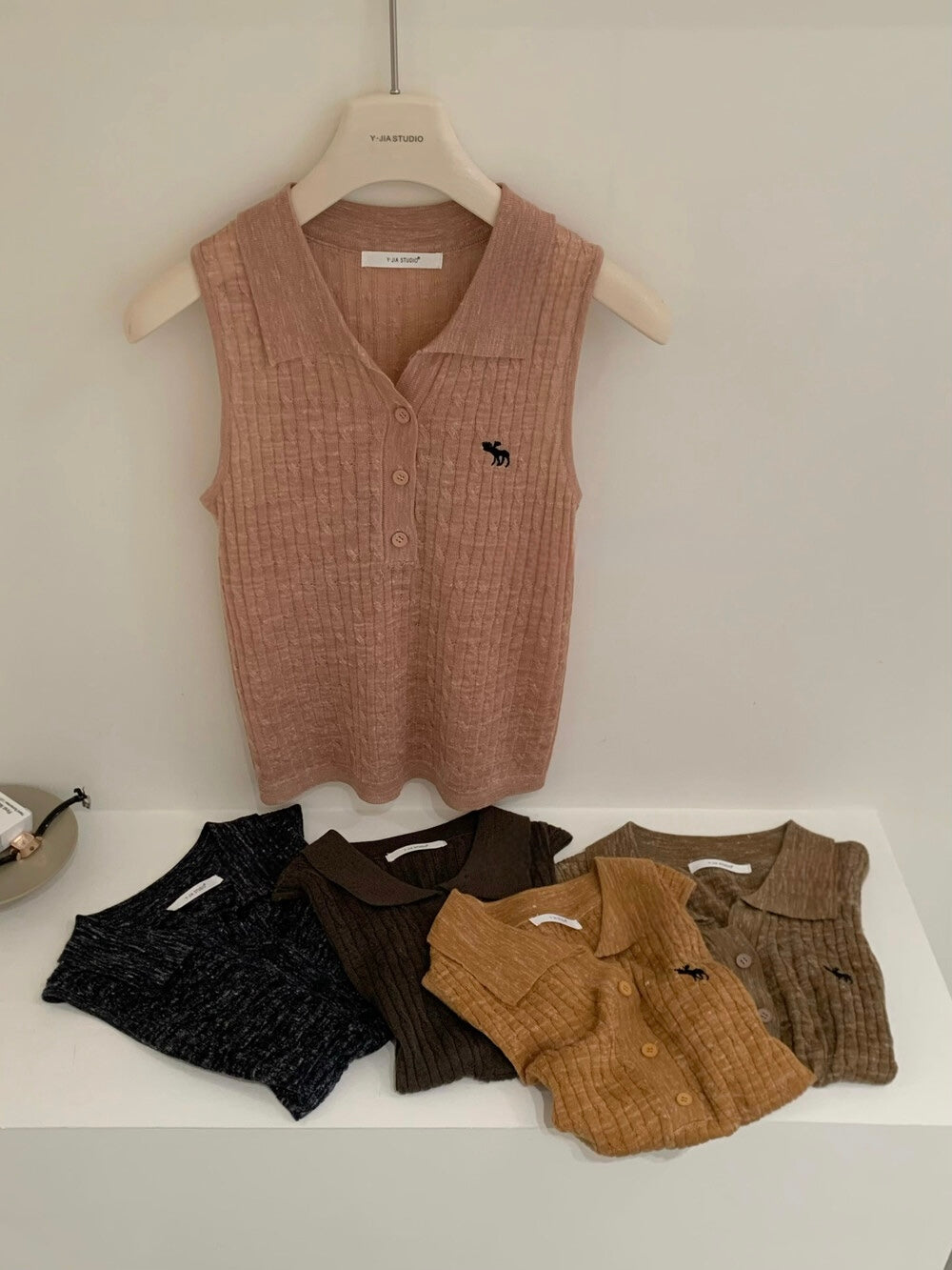 Audrey Knit Polo Top