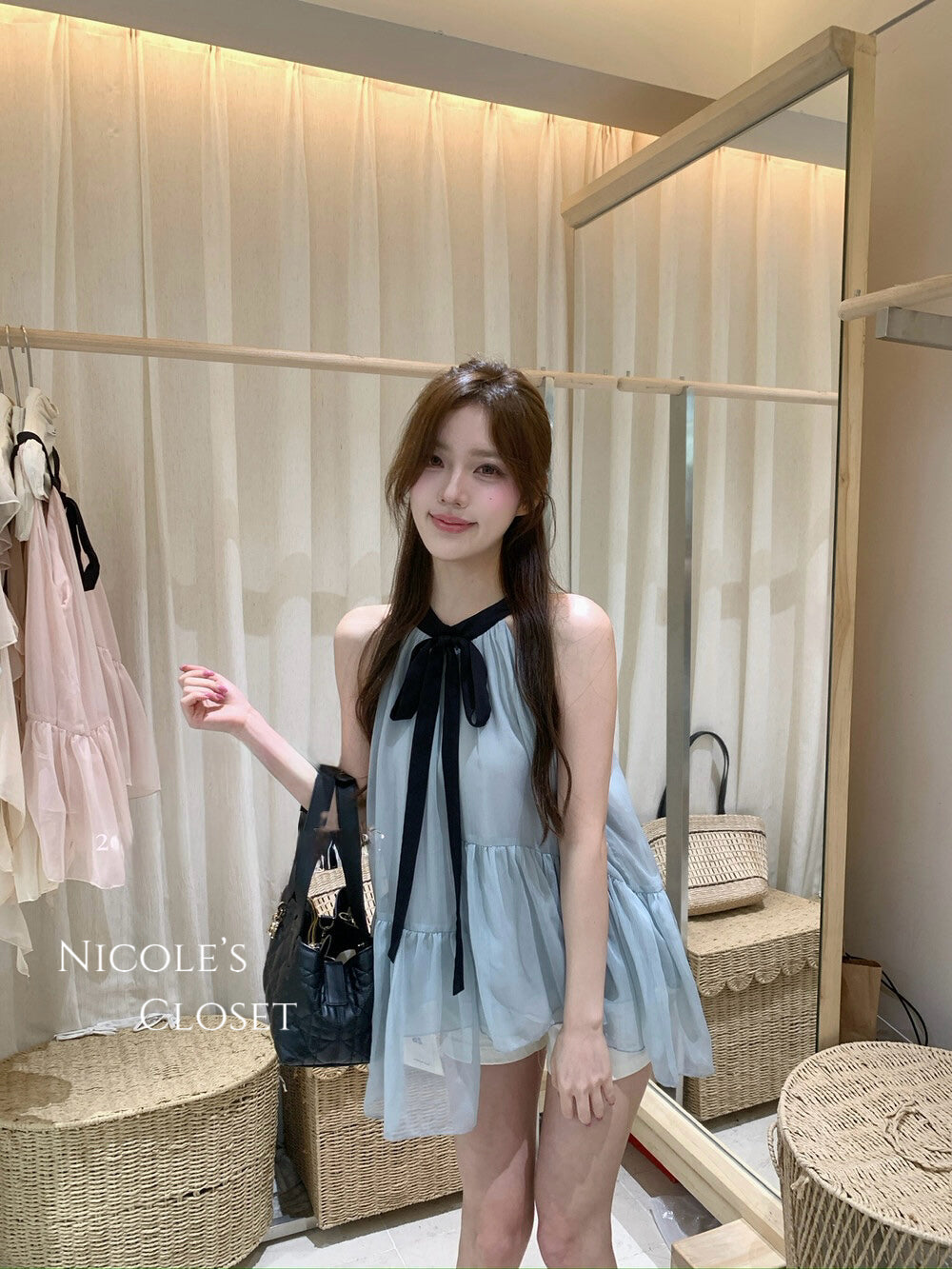 Belle Ribbon Halter Top
