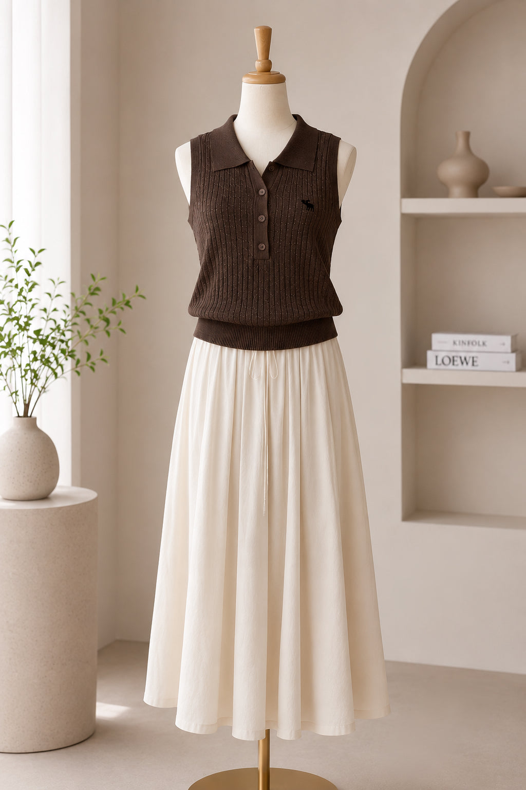 Audrey Knit Polo Top