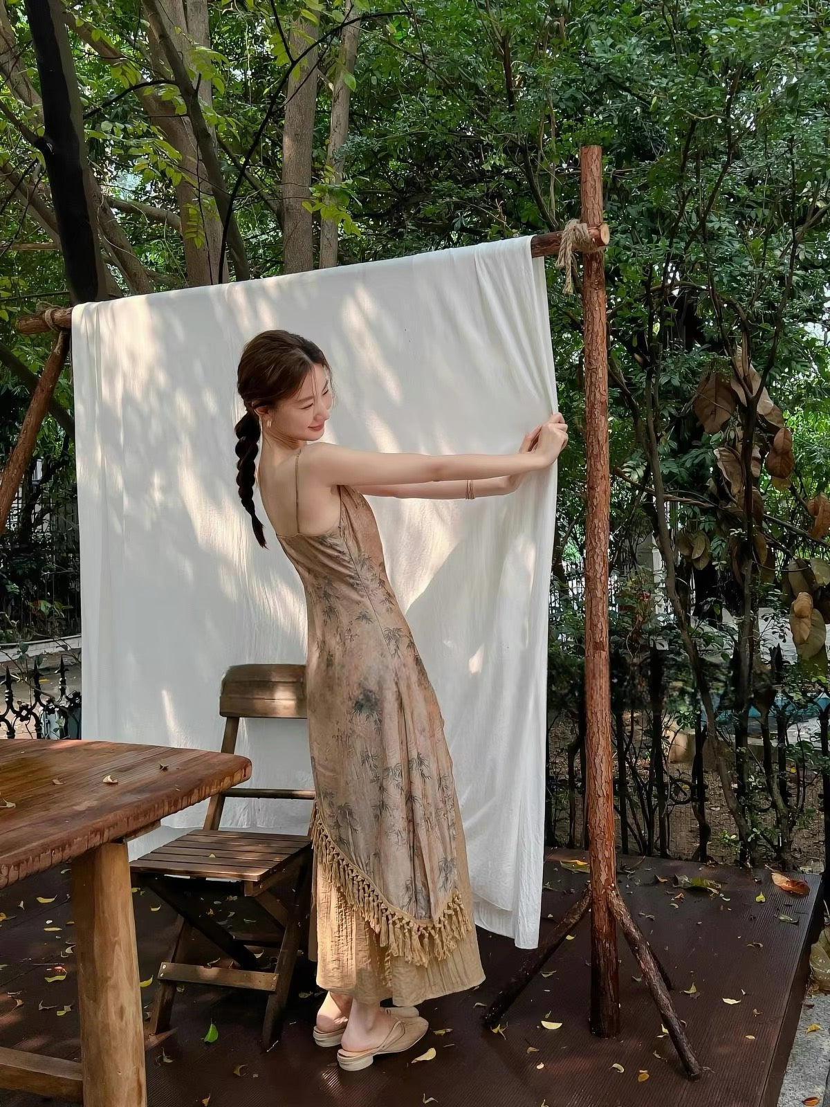 Serena Ink Floral Dress