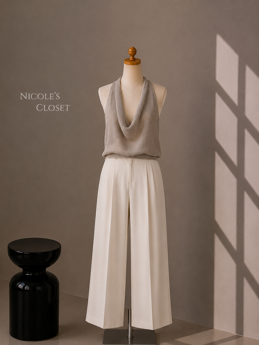 Amelia Drape Halter Top