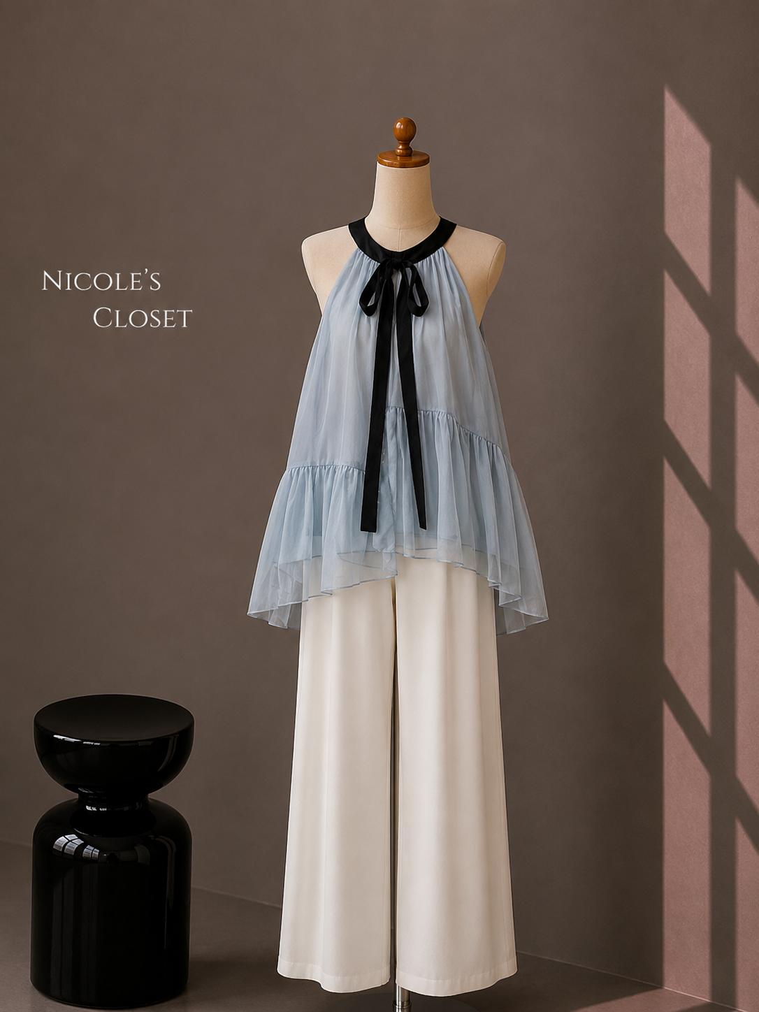 Belle Ribbon Halter Top