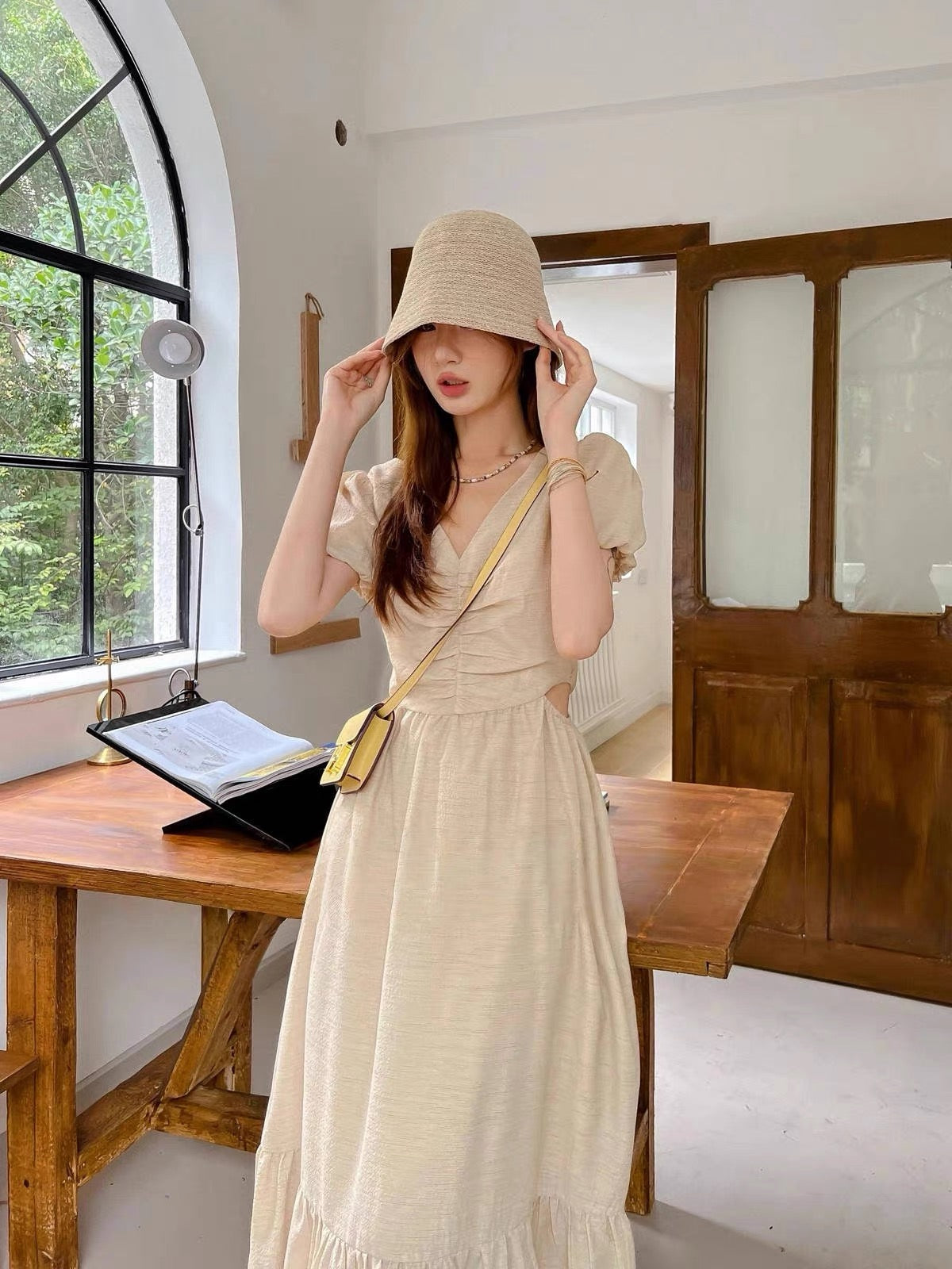 Elodie Linen Maxi Dress