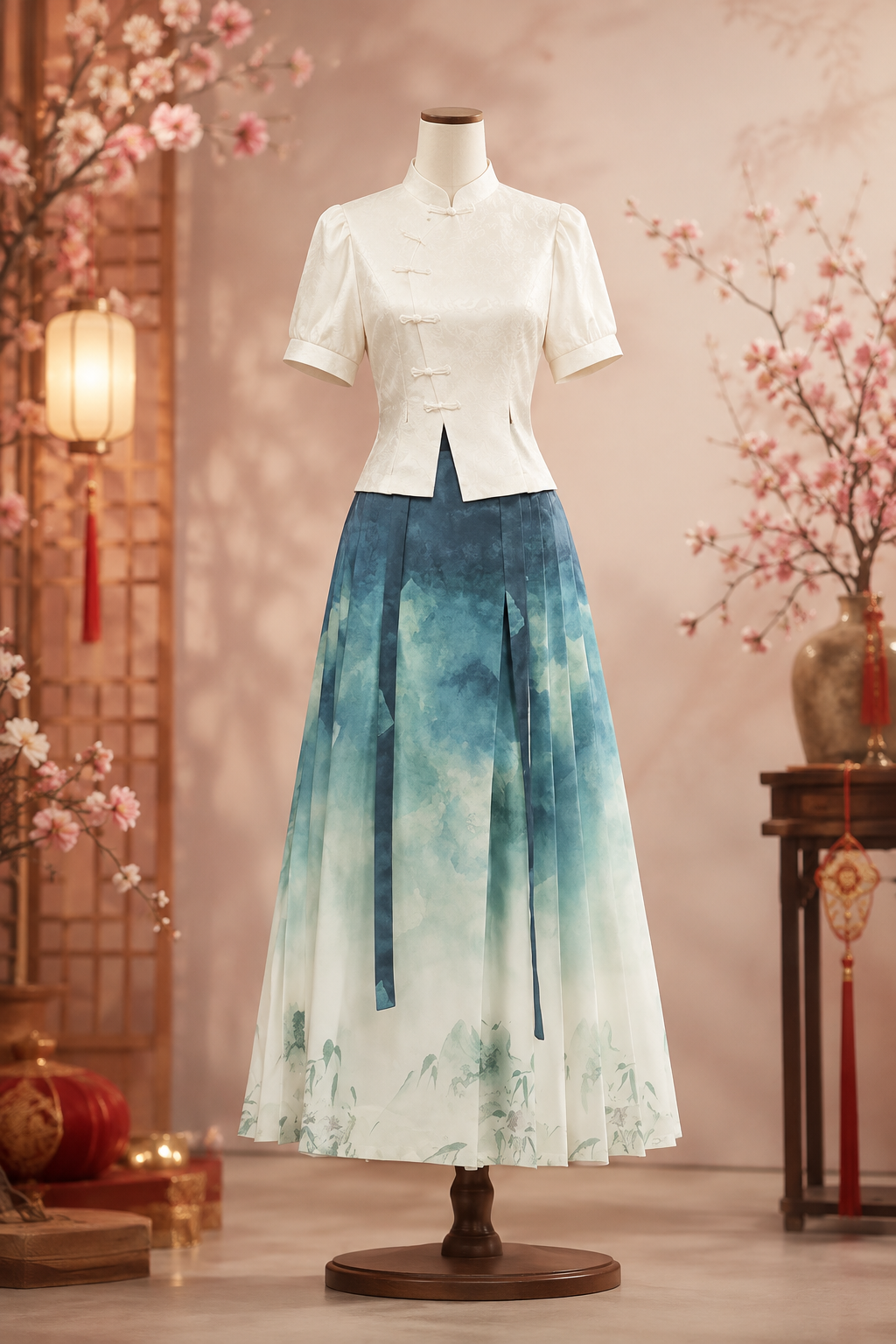 Celadon Mist Oriental Set