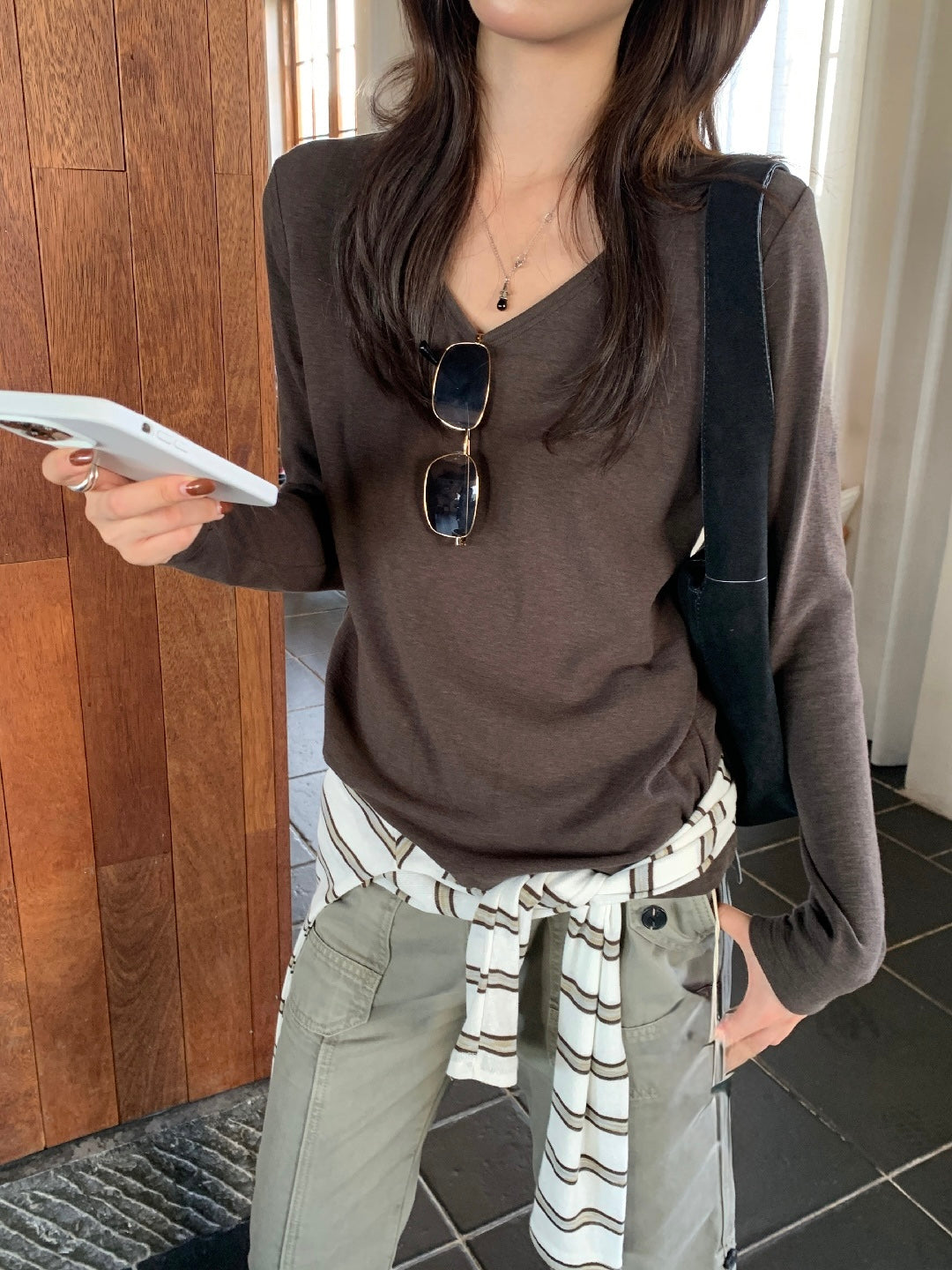 Elise Soft V-Neck Top