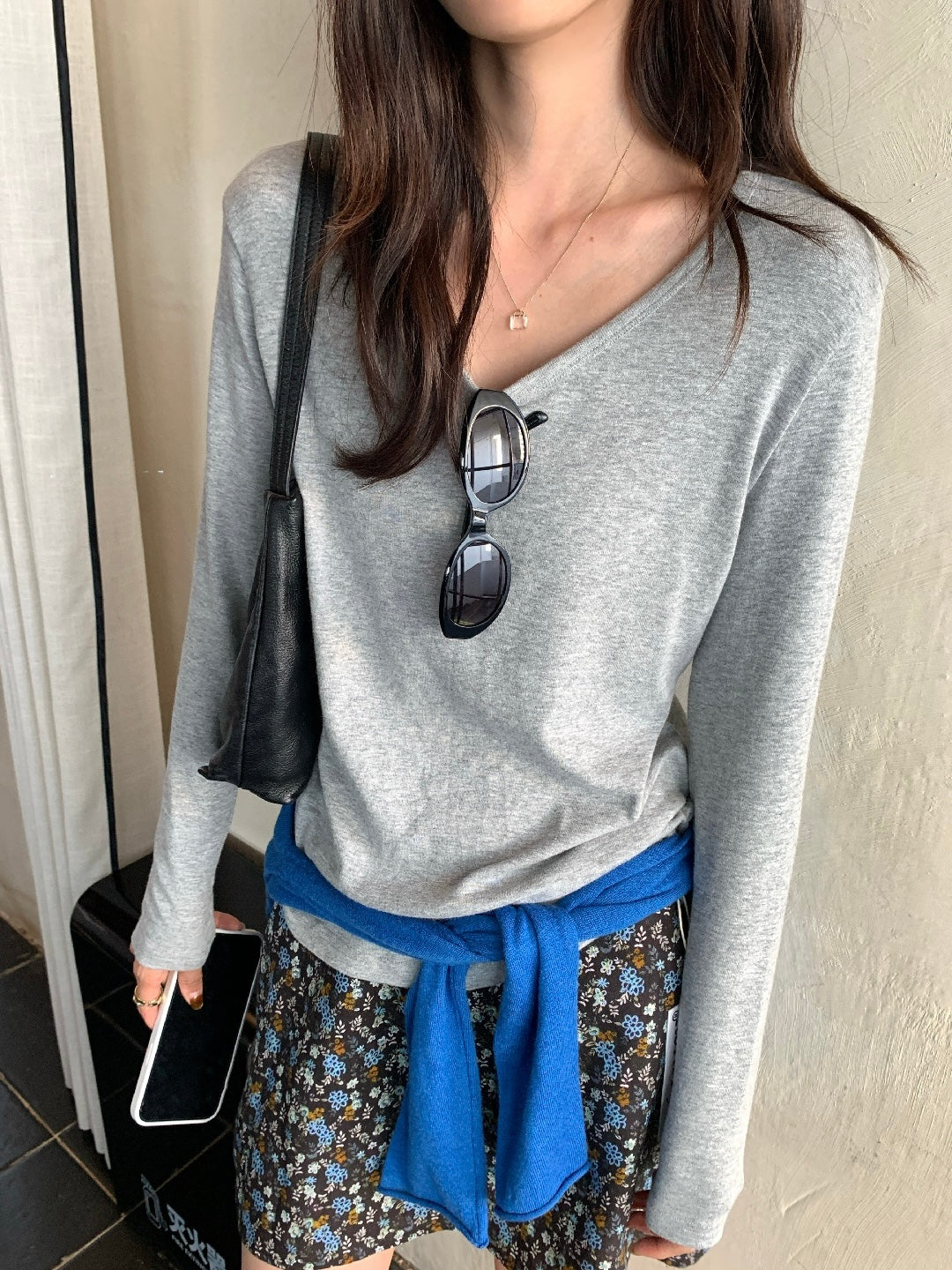 Elise Soft V-Neck Top
