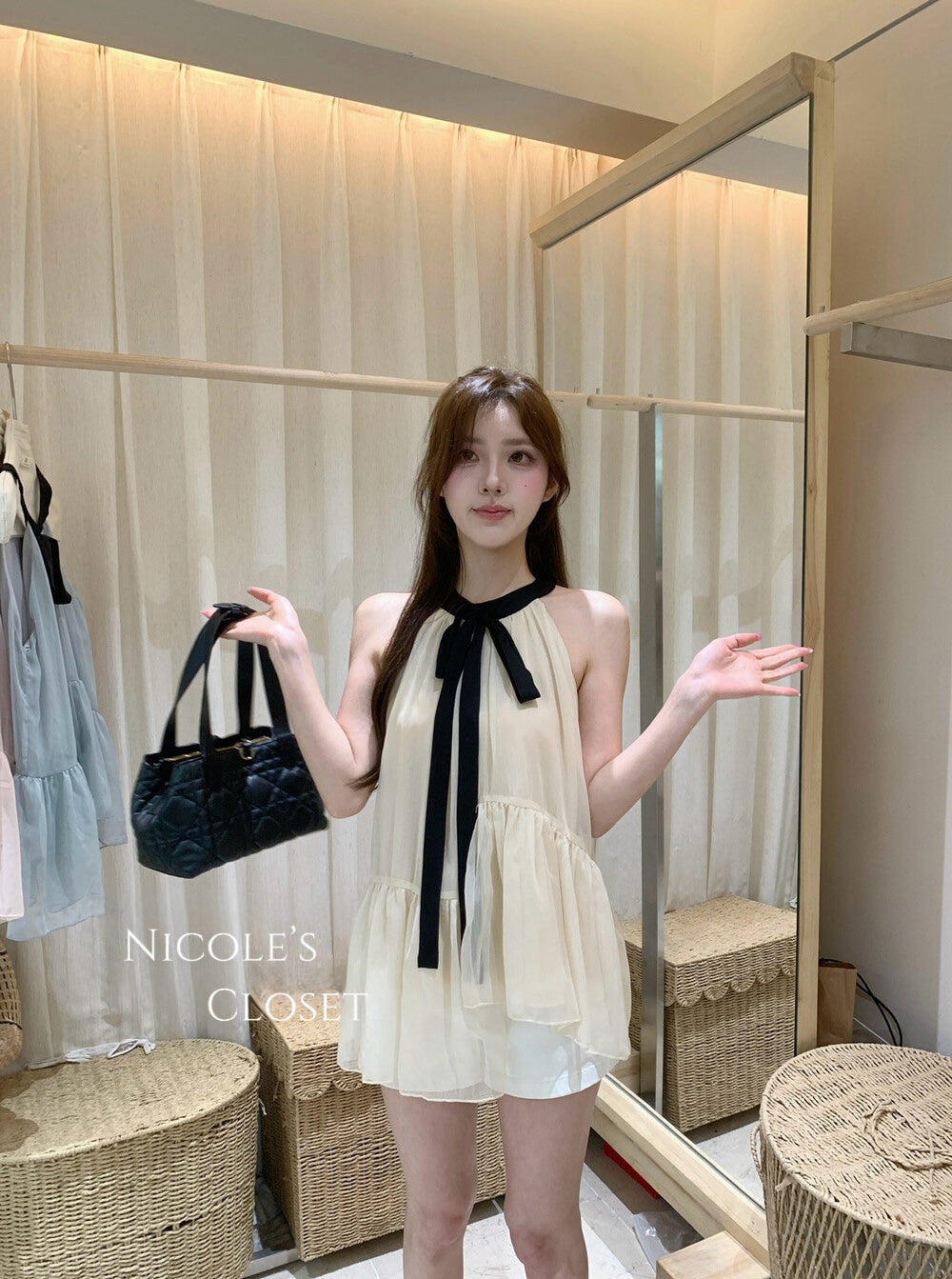 Belle Ribbon Halter Top