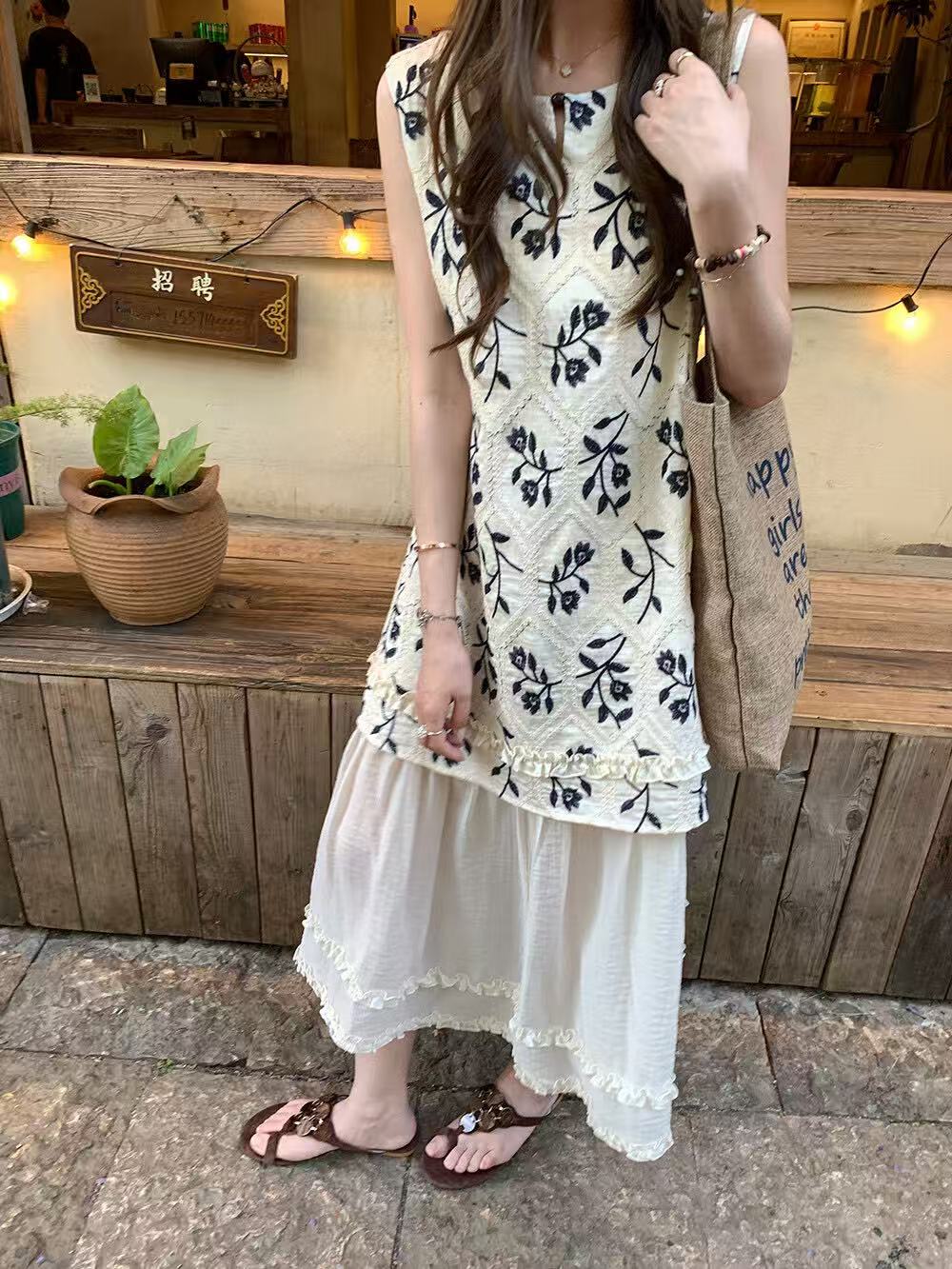 Flora Embroidered Dress
