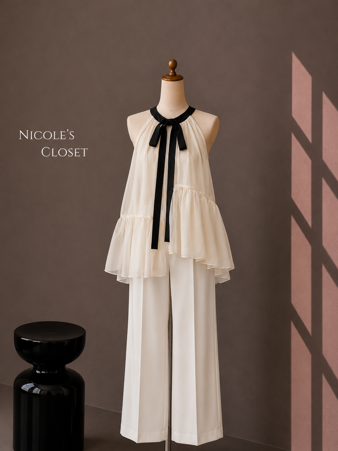 Belle Ribbon Halter Top