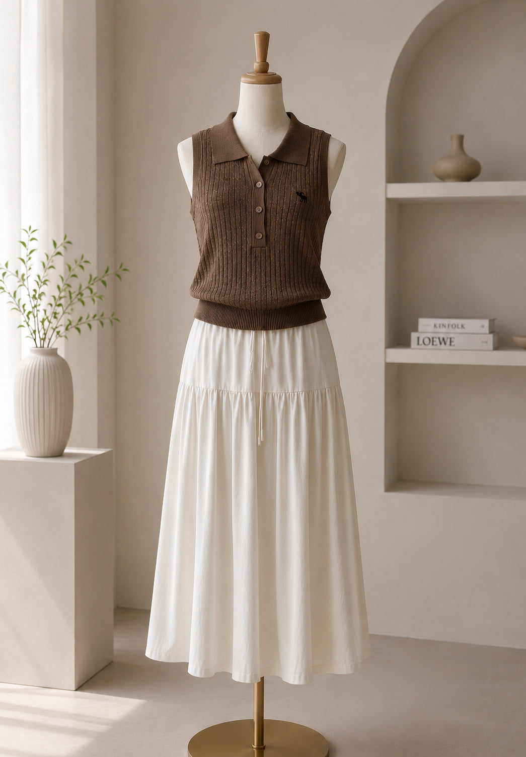 Audrey Knit Polo Top