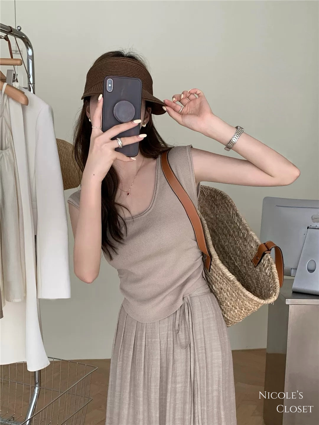 Ice Silk Knit Top
