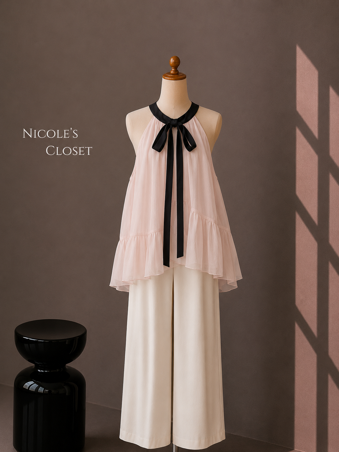 Belle Ribbon Halter Top