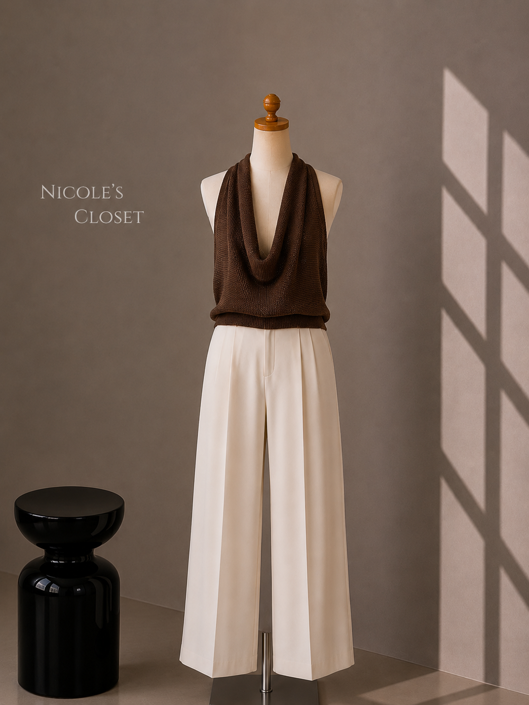 Amelia Drape Halter Top