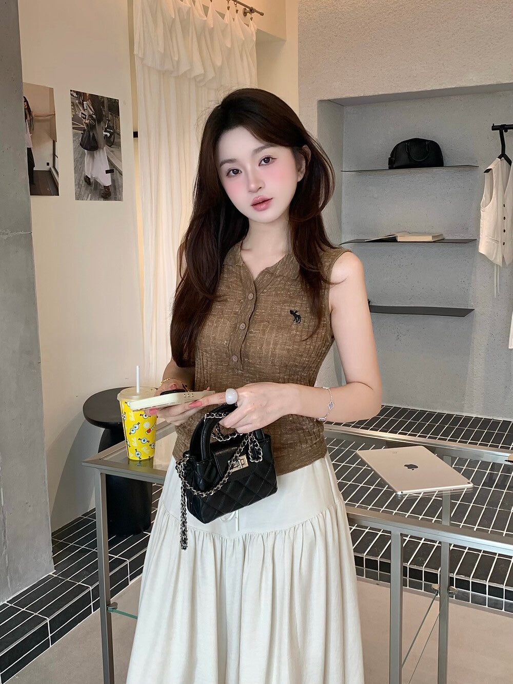 Audrey Knit Polo Top