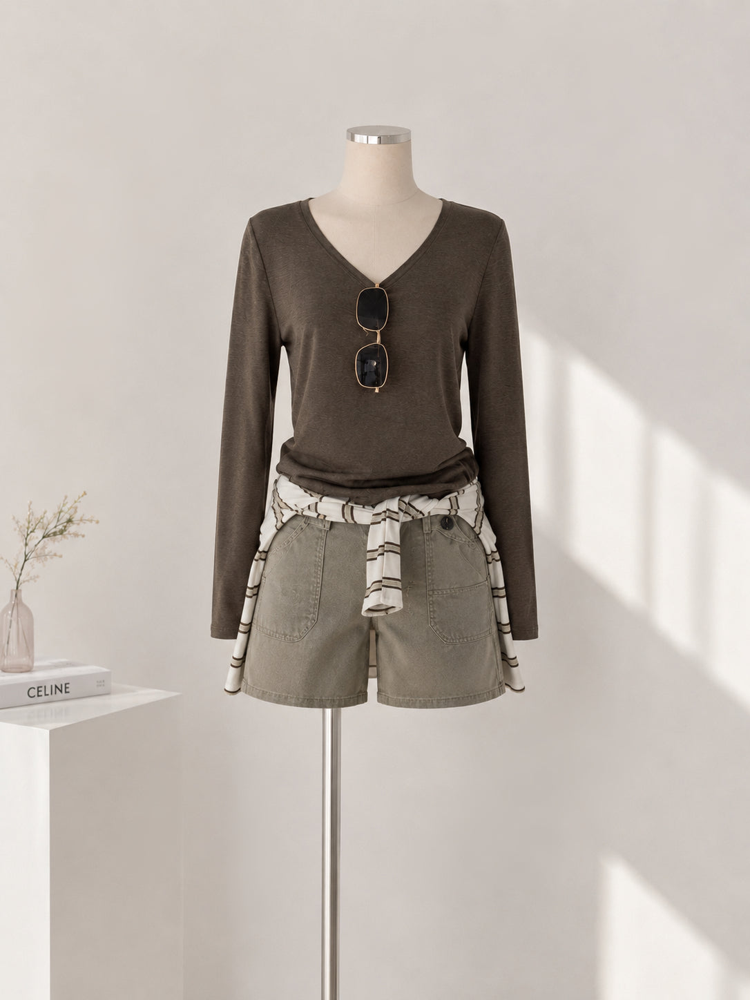 Elise Soft V-Neck Top