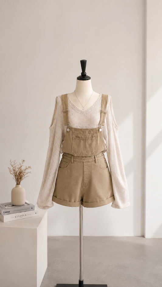 Maisie Overall Shorts Set