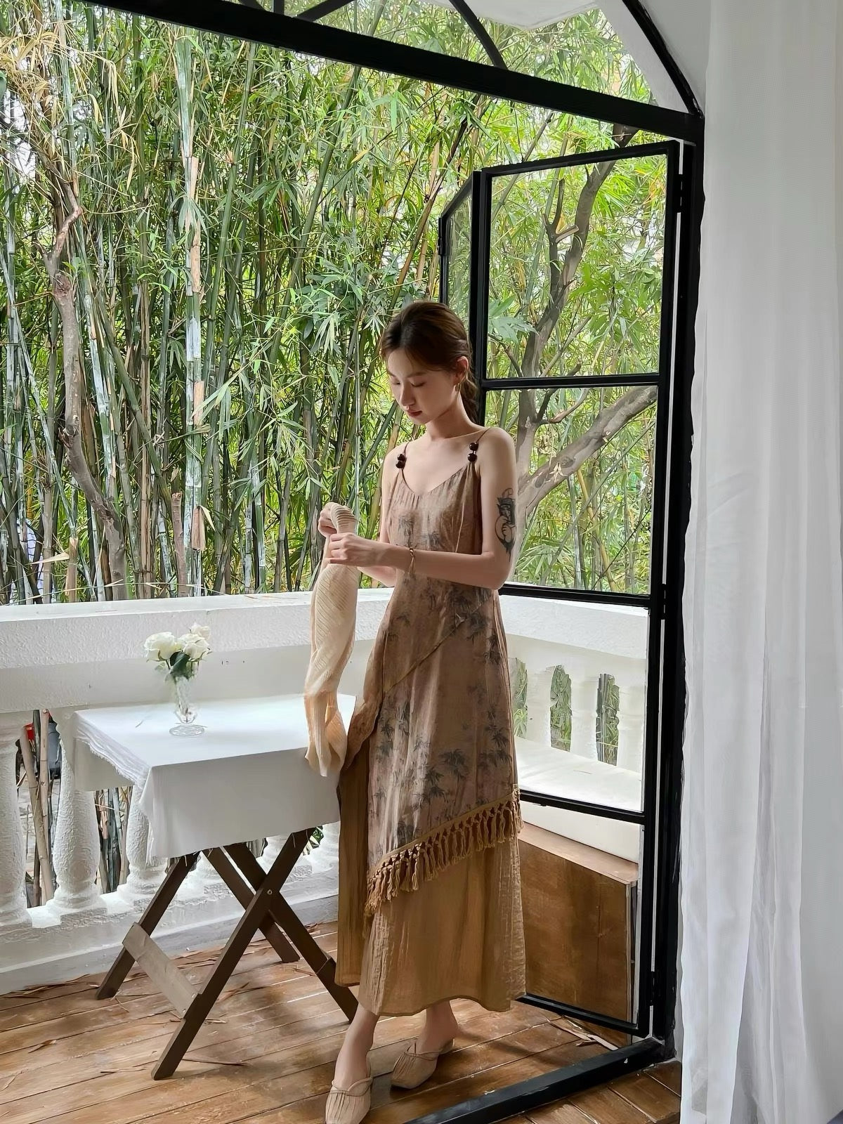 Serena Ink Floral Dress