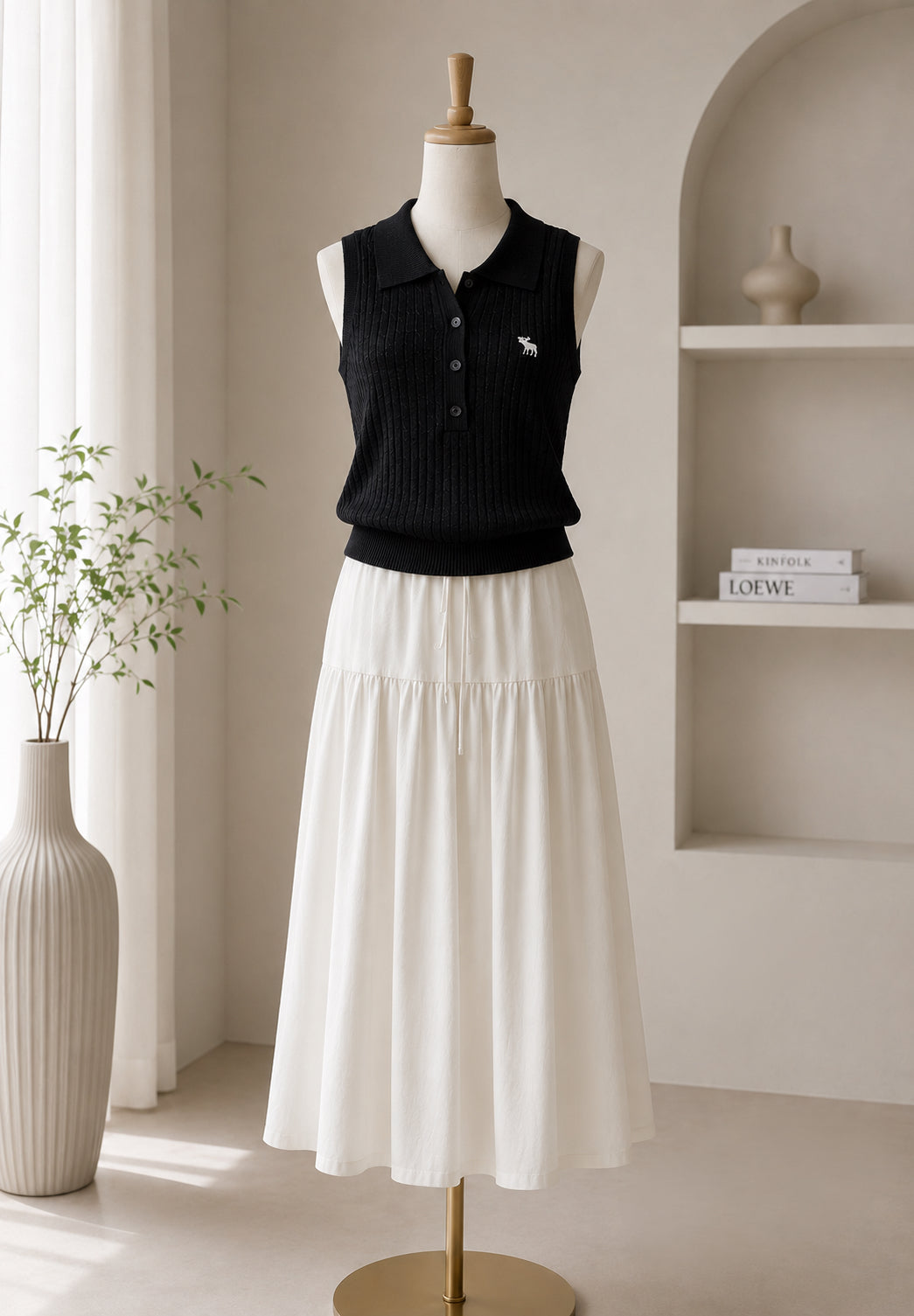 Audrey Knit Polo Top