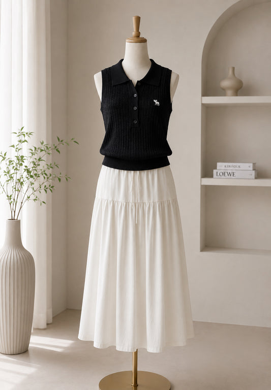 Audrey Knit Polo Top