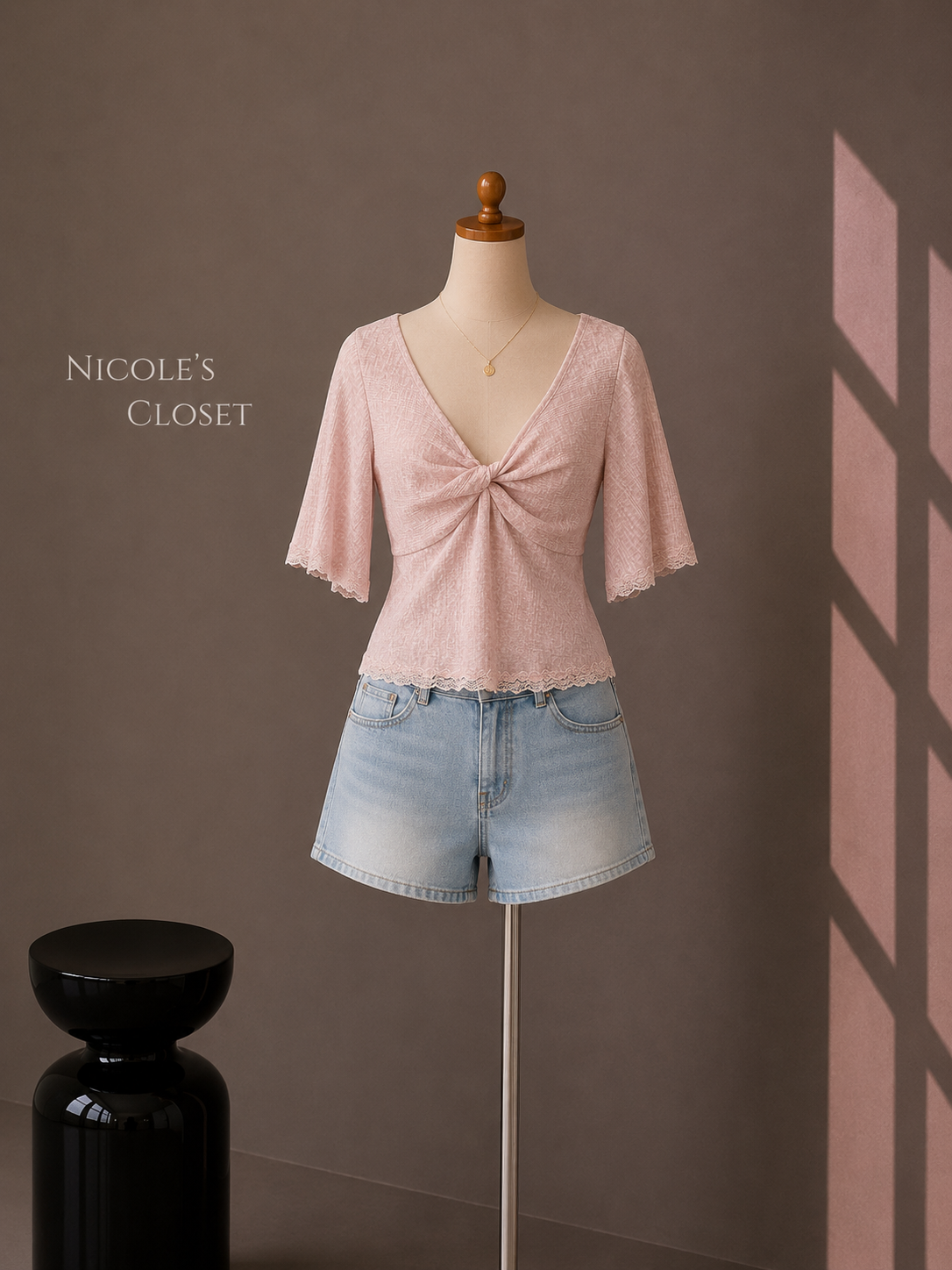 Amora Twist Lace Top