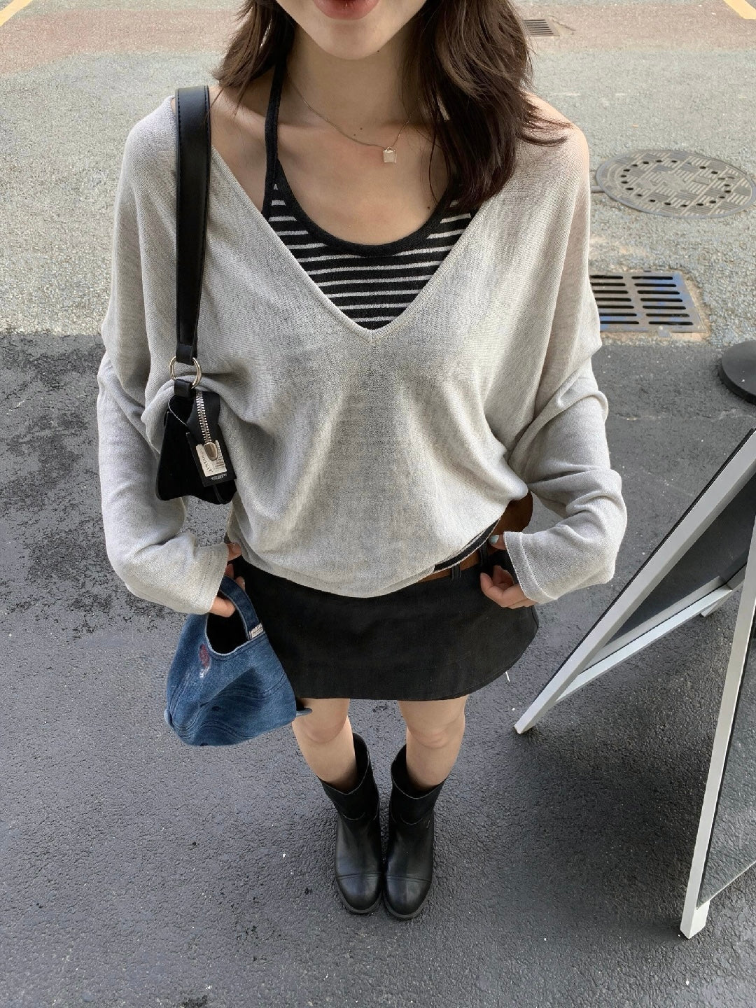 Mila Layered V-Neck Top