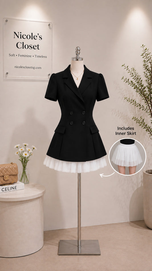 Celeste Blazer Tulle Set