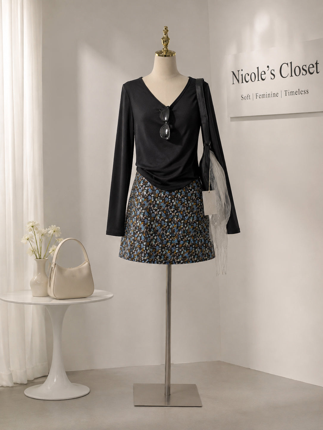 Elise Soft V-Neck Top