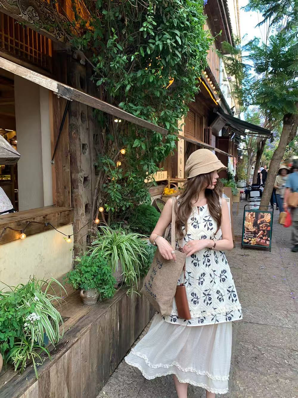 Flora Embroidered Dress
