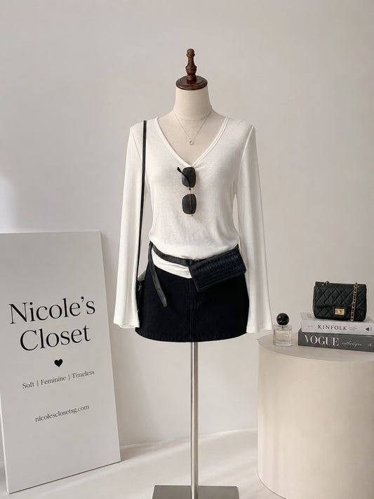 Elise Soft V-Neck Top