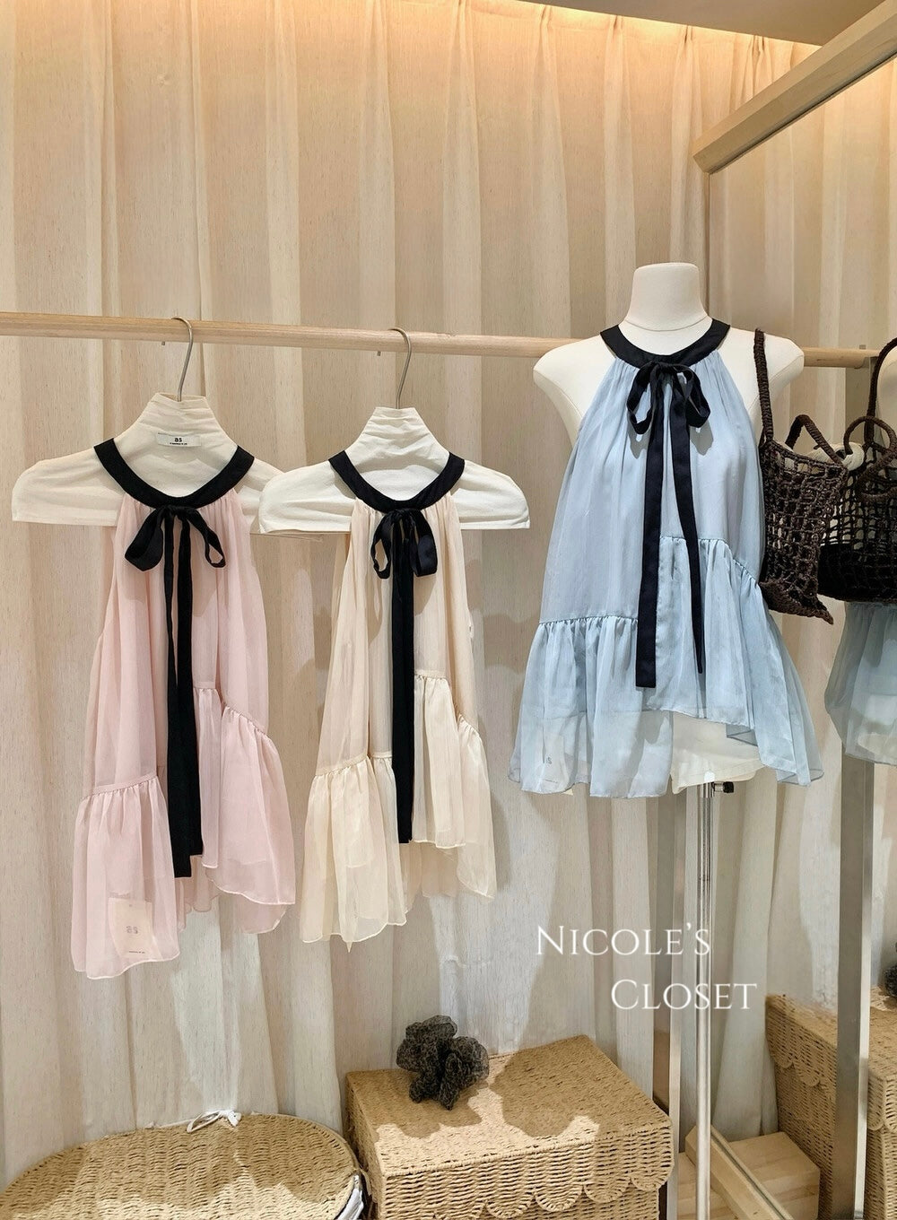 Belle Ribbon Halter Top
