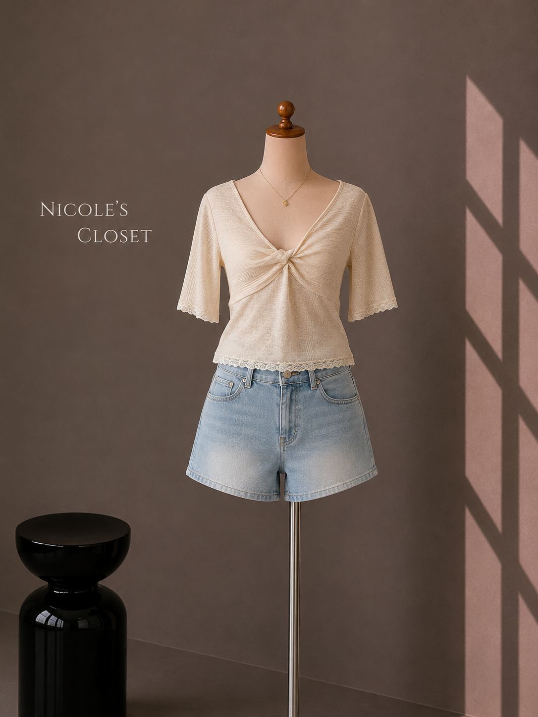 Amora Twist Lace Top