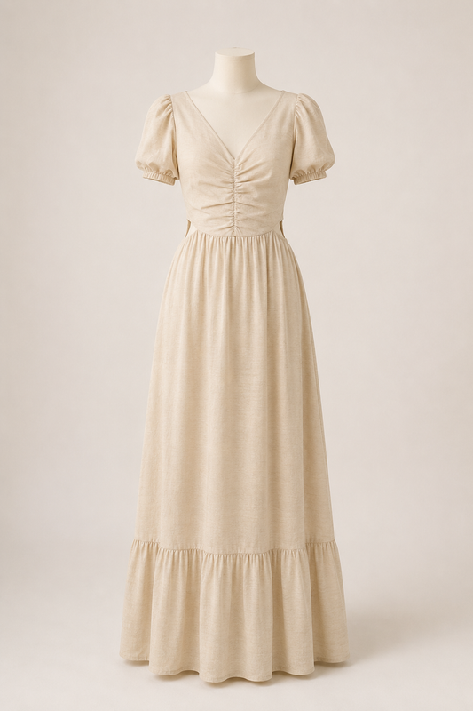 Elodie Linen Maxi Dress