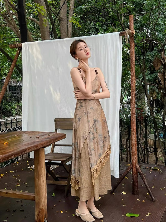 Serena Ink Floral Dress