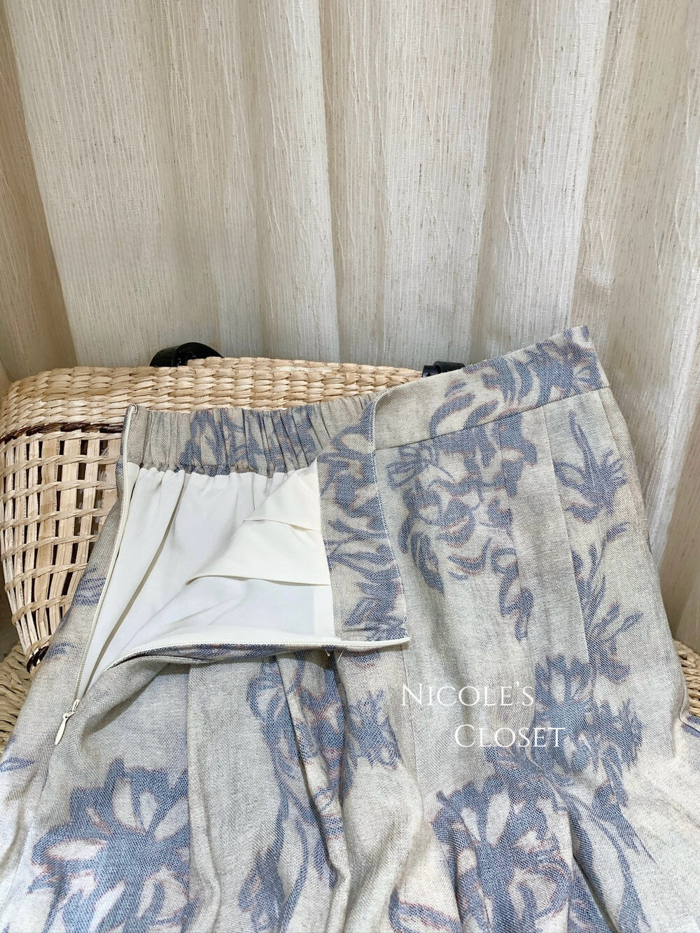 Amora Floral Wide-Leg Pants